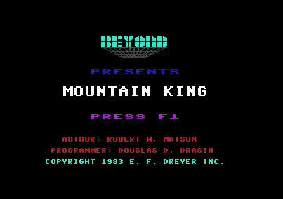 Mountain King screenshot