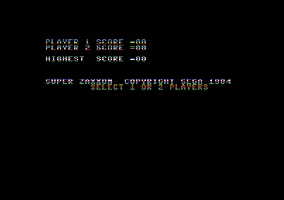 Super Zaxxon [Model 012-50] screenshot