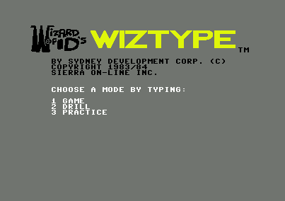 The Wizard of Id's Wiztype screenshot