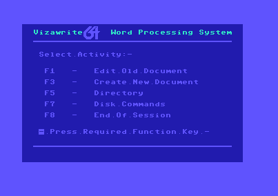 VizaWrite 64 screenshot