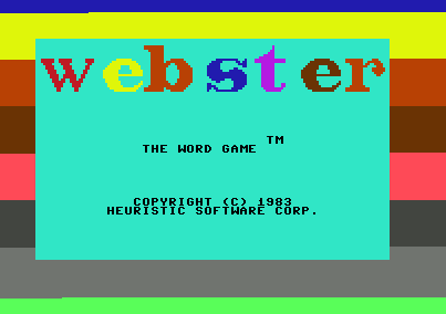 Webster - The Word Game screenshot