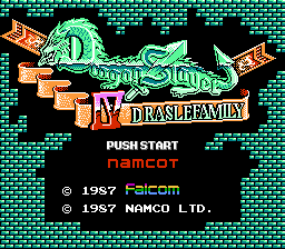 Dragon Slayer IV - Drasle Family [Model NAM-DS4-4900] screenshot