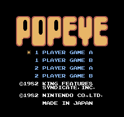 Popeye [Model HVC-PP] screenshot