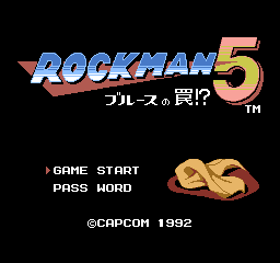 Rockman 5 - Blues no Wana!? [Model CAP-5V] screenshot