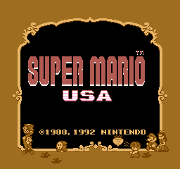 Super Mario USA [Model HVC-MT] screenshot
