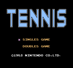 Tennis [Model HVC-TE] screenshot
