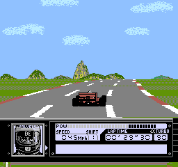 Al Unser Jr. Turbo Racing [Model NES-FH-USA] screenshot
