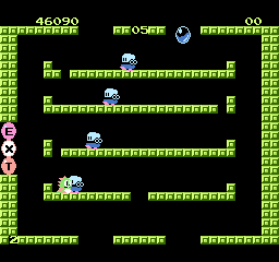 Bubble Bobble [Model NES-B2-USA] screenshot