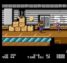 Double Dragon [Model NES-WD-USA] screenshot