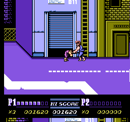 Double Dragon II - The Revenge [Model NES-W2-EEC] screenshot