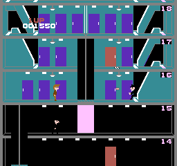 Elevator Action [Model NES-EA-USA] screenshot