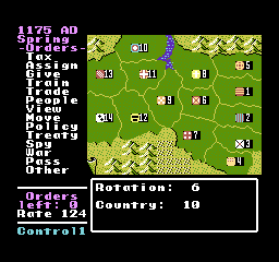 Genghis Khan [Model NES-GX-USA] screenshot