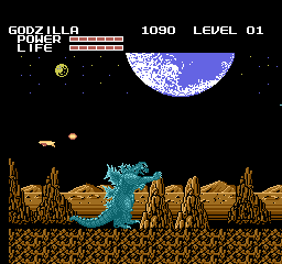Godzilla - Monster of Monsters! [Model NES-GZ-USA] screenshot