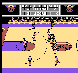Harlem Globetrotters [Model NES-QH-USA] screenshot