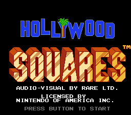 Hollywood Squares [Model NES-HL-USA] screenshot