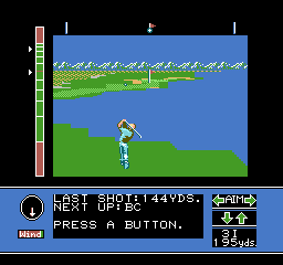 Jack Nicklaus' Greatest 18 Holes of Major Championship Golf [Model NES-JC-USA] screenshot