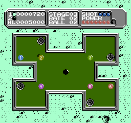 Lunar Pool [Model NES-LP-USA] screenshot