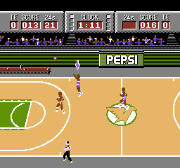 Magic Johnson's Fast Break [Model NES-JF-USA] screenshot