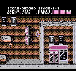 Ninja Gaiden [Model NES-NG-USA] screenshot