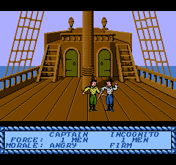 Pirates! [Model NES-8U-NOE/FRG] screenshot