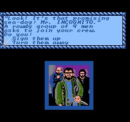 Pirates! [Model NES-8U-USA] screenshot
