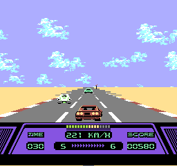 Rad Racer [Model NES-RC-USA] screenshot