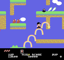 Rainbow Islands - The Story of Bubble Bobble 2 [Model NES-64-UKV] screenshot