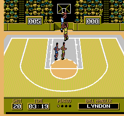 Roundball - 2-on-2 Challenge [Model NES-RW-USA] screenshot