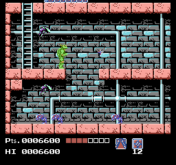 Teenage Mutant Ninja Turtles [Model NES-U2-ITA] screenshot