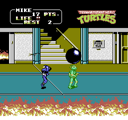 Teenage Mutant Ninja Turtles II - The Arcade Game screenshot