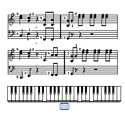 The Miracle Piano Teaching System [Model NES-9M-USA] screenshot