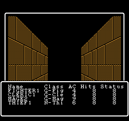 Wizardry - Proving Grounds of the Mad Overlord [Model NES-09-USA] screenshot