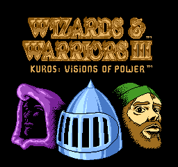 Wizards & Warriors III - Kuros... Visions of Power [Model NES-8W-USA] screenshot