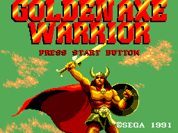 Golden Axe Warrior [Model 7505] screenshot
