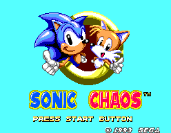 Sonic The Hedgehog Chaos [Model 9021-50] screenshot
