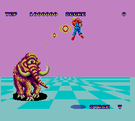 Space Harrier [Model 7080] screenshot