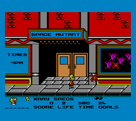 The Simpsons - Bart vs. The Space Mutants [Model MK-27031-50] screenshot