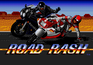 3 in 1: Road Rash + Ms. Pac-Man + Block Out screenshot