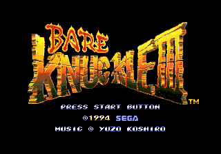 Bare Knuckle III [Model G-4116] screenshot
