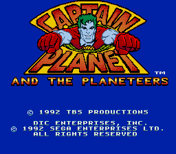 Captain Planet and the Planeteers [Model 1031-50] screenshot