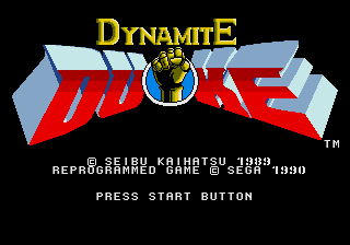 Dynamite Duke [Model G-4038] screenshot
