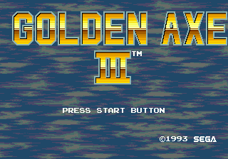 Golden Axe III [Model G-4093] screenshot