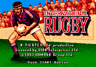 International Rugby screenshot