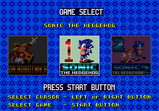 Sonic Compilation [Model 1190-50] screenshot