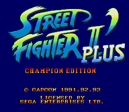 Street Fighter II' Plus - Champion Edition [Model T-12033] screenshot