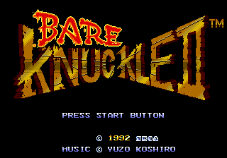 Bare Knuckle II - Shitouhe no Chingonka [Model G-4091] screenshot