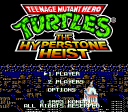 Teenage Mutant Hero Turtles - The Hyperstone Heist screenshot