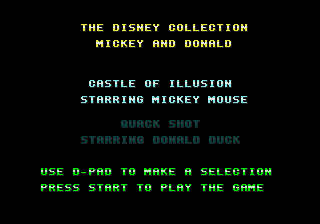 The Disney Collection - Mickey and Donald screenshot