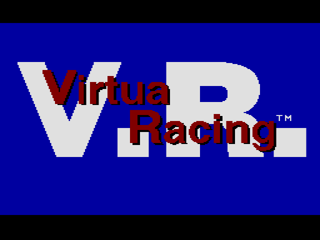 Virtua Racing [Model G-7001] screenshot