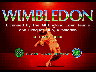 Wimbledon Championship Tennis [Model G-4110] screenshot